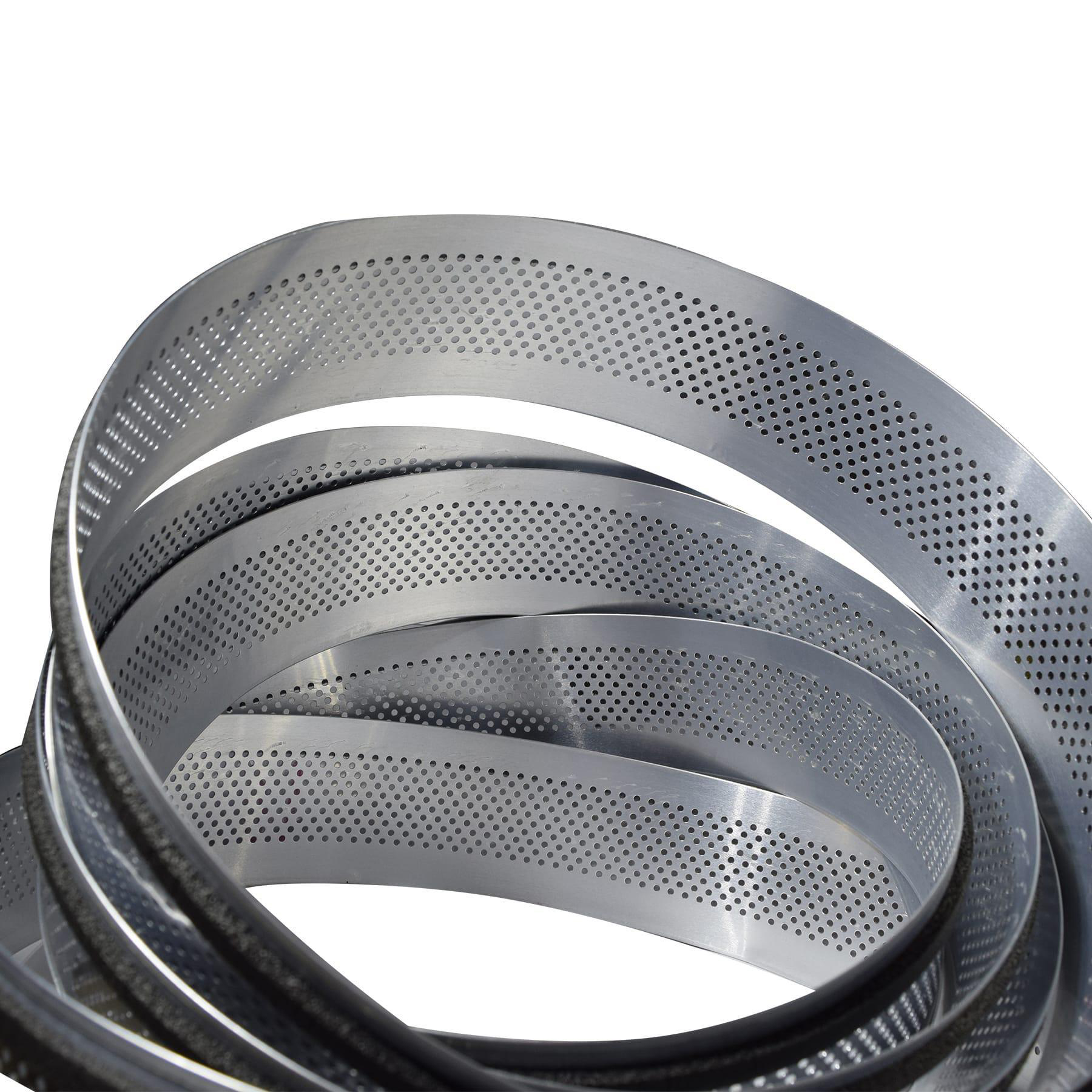 رول چنلیوم پانچ گرد 9 سانتی نقره ای