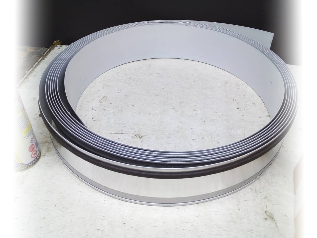 رول چنلیوم ساده ۷ سانتی سفید