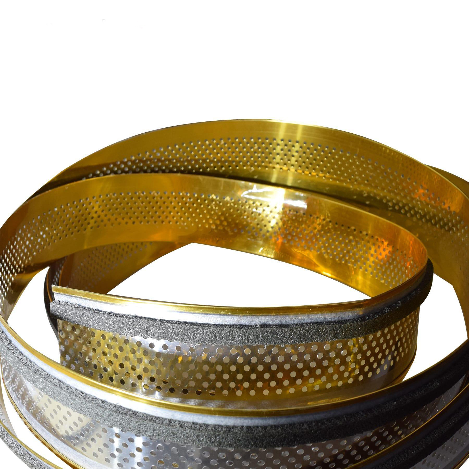 رول چنلیوم پانچ گرد 9 سانتی طلایی